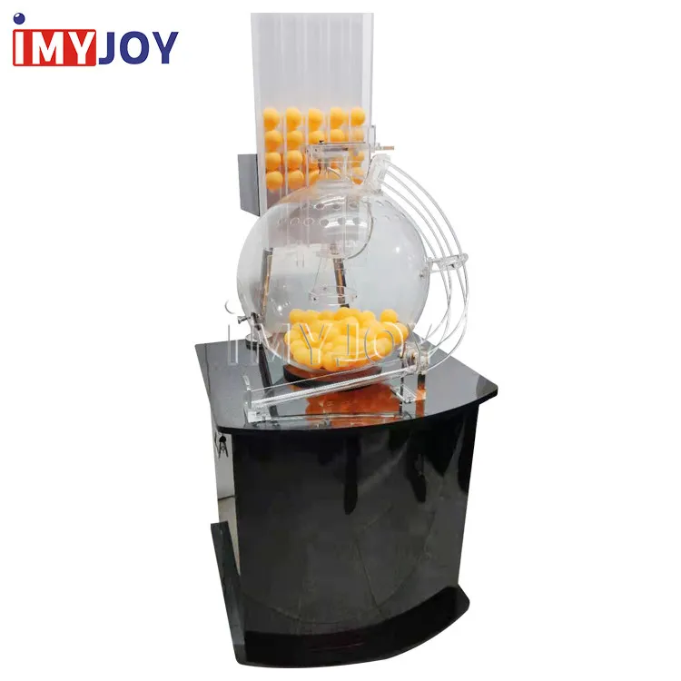 Customize Jackpot Jet Air Drawing Ball Lottery Bingo Machine for lucky draw competition